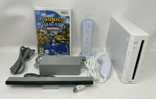 Retrodeals - Nintendo Wii White Video Game Console (GameCube Compatible) Sonic SEGA All-Stars