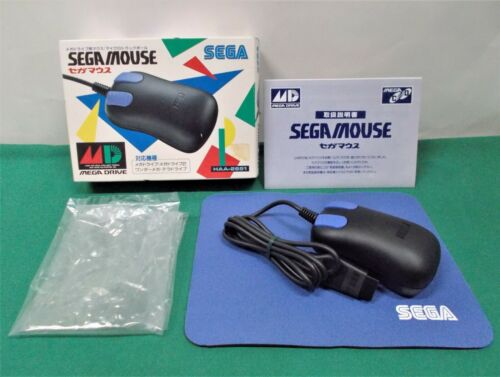 Retrodeals - Mega-Drive Genesis -- Mouse Controller HAA-2651 -- Box. JAPAN Game Sega. 13408