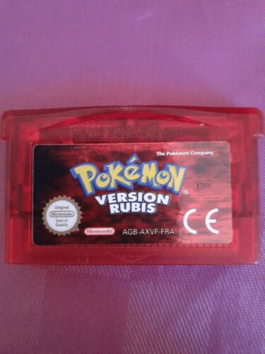 Retrodeals - Pokemon Version Rubis sur Gameboy. 100% original.
