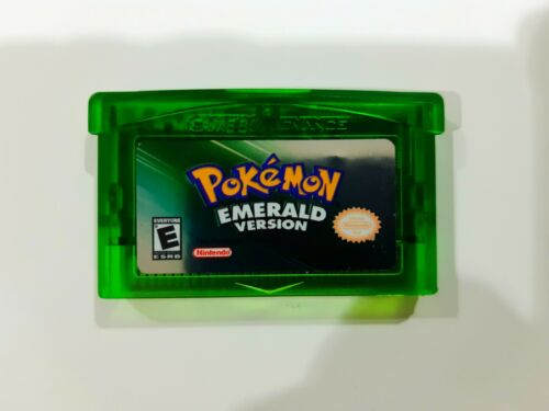 Retrodeals - Nintendo Gameboy Advance GBA Pokemon Emerald - Cartridge Only - Used - Tested