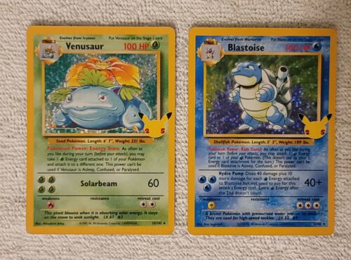 Retrodeals - Blastoise And Venusaur Pokemon Celebrations Pok&eacute;mon 