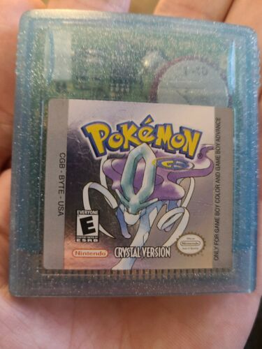 Retrodeals - Pokemon: Crystal Version (Game Boy Color, 2001) AUTHENTIC & Dry Battery 