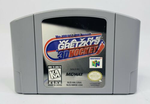 Retrodeals - Wayne Gretzkys 3D Hockey '98 Nintendo 64 1997 N64 video game cartridge only