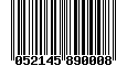 Sega Saturn Database - Barcode (UPC): 052145890008