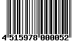 Sega Saturn Database - Barcode (EAN): 4515978000052
