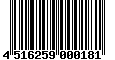 Sega Saturn Database - Barcode (EAN): 4516259000181