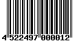 Sega Saturn Database - Barcode (EAN): 4522497000012