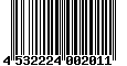 Sega Saturn Database - Barcode (EAN): 4532224002011