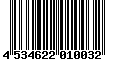 Sega Saturn Database - Barcode (EAN): 4534622010032