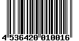 Sega Saturn Database - Barcode (EAN): 4536420010016