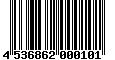 Sega Saturn Database - Barcode (EAN): 4536862000101