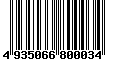 Sega Saturn Database - Barcode (EAN): 4935066800034