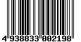Sega Saturn Database - Barcode (EAN): 4938833002198