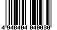 Sega Saturn Database - Barcode (EAN): 4948404040030