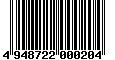 Sega Saturn Database - Barcode (EAN): 4948722000204