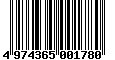 Sega Saturn Database - Barcode (EAN): 4974365001780