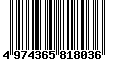 Sega Saturn Database - Barcode (EAN): 4974365818036