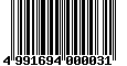 Sega Saturn Database - Barcode (EAN): 4991694000031