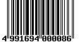 Sega Saturn Database - Barcode (EAN): 4991694000086