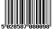 Sega Saturn Database - Barcode (EAN): 5028587080098