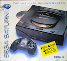 Sega Saturn Console - Sega Saturn - Video Game Sampler Enclosed (Sticker) USA [MK-80006]