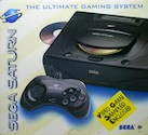 Sega Saturn Console - Sega Saturn - Video Game Sampler Enclosed (Sticker) USA [MK-80008]