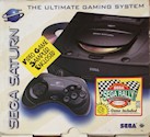 Sega Saturn Console - Sega Saturn - Video Game Sampler Enclosed (Sticker) - Sega Rally (Sticker) USA [MK-80008]
