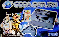 Sega Saturn Console - Sega Saturn - Virtua Fighter + Clockwork Knight (Sticker) EUR GER [MK-80210CK-52-US]