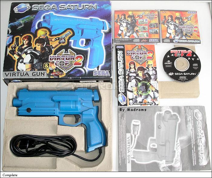 Sega Saturn Game - Virtua Gun & Virtua Cop 2 (Europe) [0081052-50B] - Picture #1