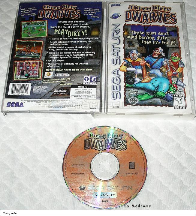 Sega Saturn Game - Three Dirty Dwarves (United States of America) [14002] - Picture #1