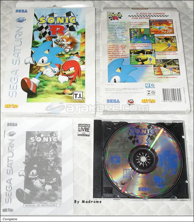 Sega Saturn Game - Sonic R (Brazil) [191306] - Picture #1