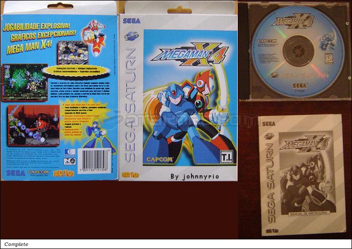 Sega Saturn Game - Mega Man X4 (Brazil) [191396] - Picture #1