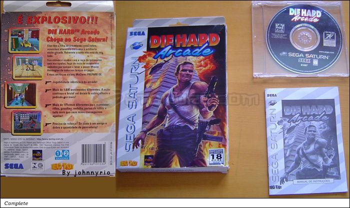 Sega Saturn Game - Die Hard Arcade (Brazil) [191536] - Picture #1