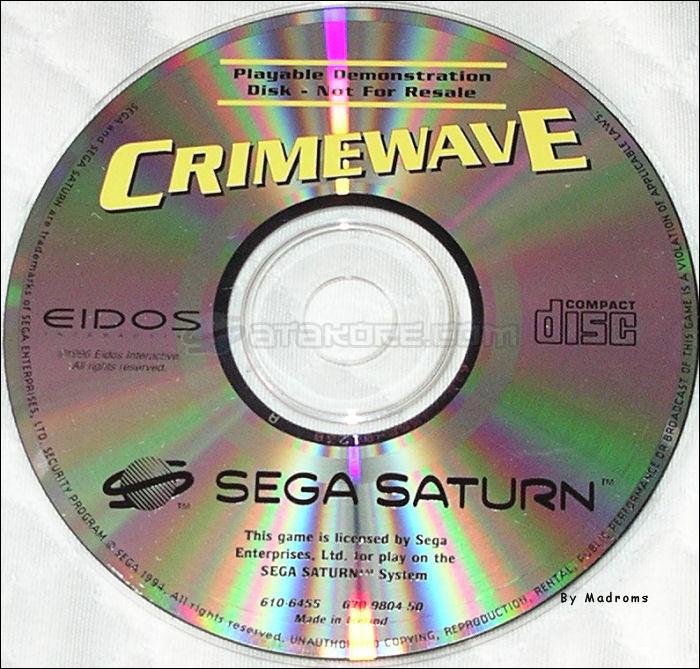 Sega Saturn Demo - Crimewave Playable Demonstration Disk (Europe) [610-6455] - Picture #1