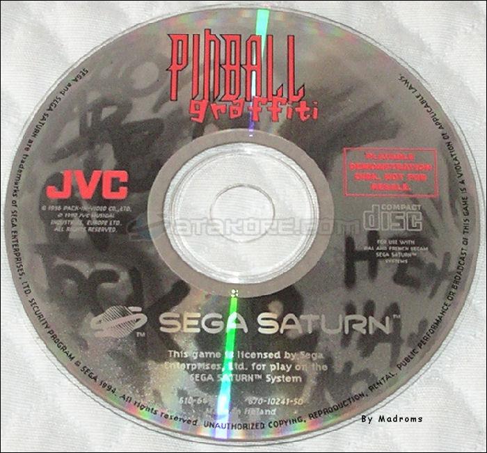 Sega Saturn Demo - Pinball Graffiti Playable Demonstration Disk (Europe) [610-6493] - Picture #1