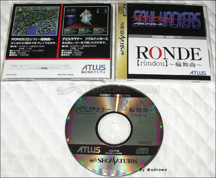 Sega Saturn Demo - Devil Summoner Soul Hackers / Ronde Tokubetsu Gentei Taikenban Soft (Japan) [610-6703] - デビルサマナー　ソウル　ハッカーズ／ロンド〜輪舞曲〜　特別限定・体験版ソフト - Picture #1