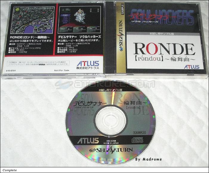 Sega Saturn Demo - Devil Summoner Soul Hackers / Ronde Otameshi-you Sample-ban (Japan) [610-6704] - デビルサマナー　ソウル　ハッカーズ／ロンド〜輪舞曲〜　お試し用サンプル版 - Picture #1