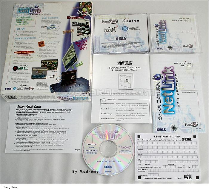 Sega Saturn Game - Net Link Internet Modem (United States of America) [80118] - Picture #2