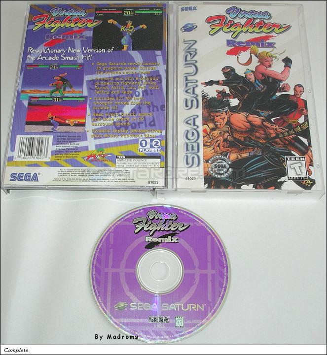 Sega Saturn Game - Virtua Fighter Remix (Purple Disc) (United States of America) [81023] - Picture #1