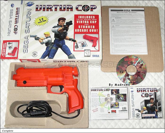 Sega Saturn Game - Virtua Cop (with Stunner Arcade Gun) (United States of America) [81026] - Picture #1