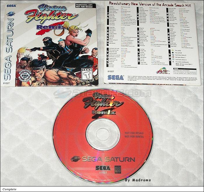 Sega Saturn Demo - Virtua Fighter Remix Promotional Copy (United States of America) [81027] - Picture #1