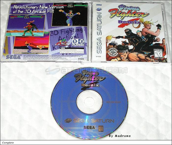 Sega Saturn Game - Virtua Fighter Remix (Blue Disc) (United States of America) [81028] - Picture #1