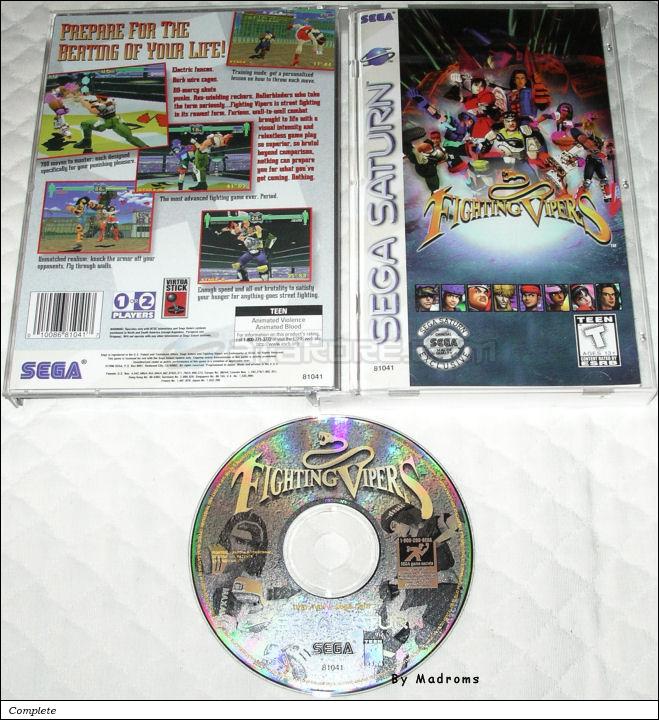 Sega Saturn Game - Fighting Vipers (United States of America) [81041] - Picture #1