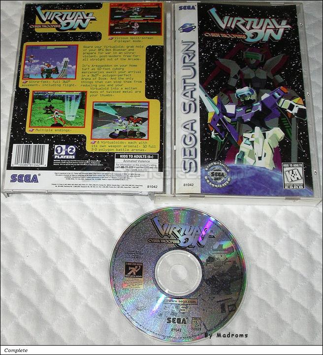 Sega Saturn Game - Virtual-On - Cyber Troopers (United States of America) [81042] - Picture #1
