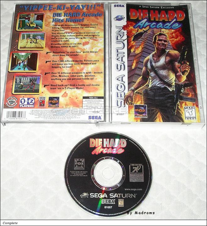 Sega Saturn Game - Die Hard Arcade (United States of America) [81057] - Picture #1