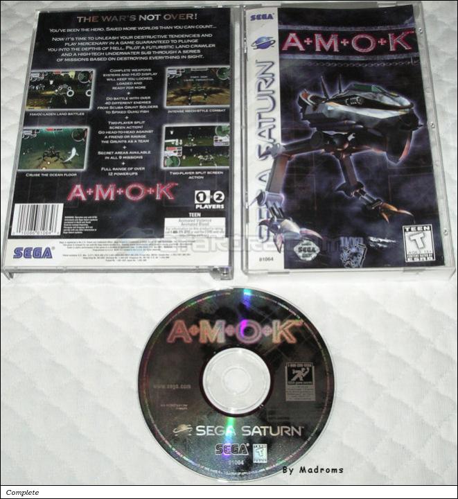 Sega Saturn Game - AMOK (United States of America) [81064] - Picture #1