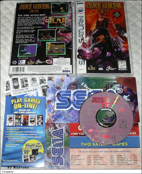 Sega Saturn Game - Duke Nukem 3D (United States of America) [81071] - Picture #1