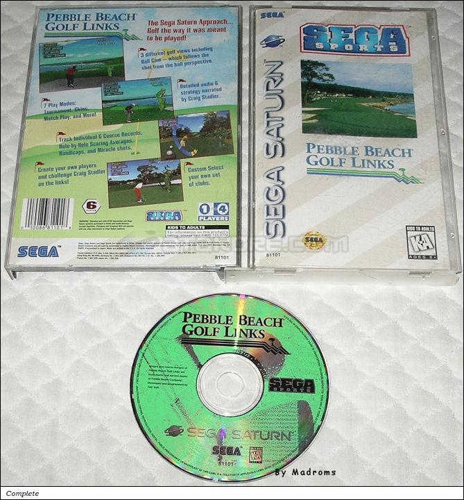 Sega Saturn Game - Pebble Beach Golf Links (United States of America) [81101] - Picture #1