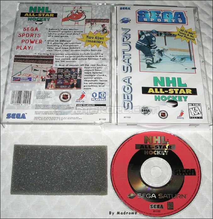 Sega Saturn Game - NHL All-Star Hockey (United States of America) [81102] - Picture #1