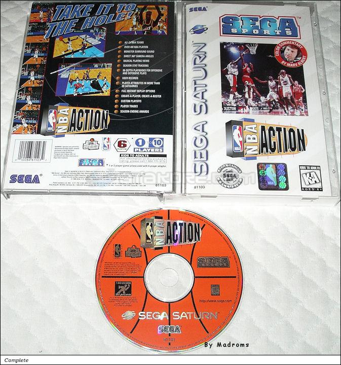 Sega Saturn Game - NBA Action (United States of America) [81103] - Picture #1